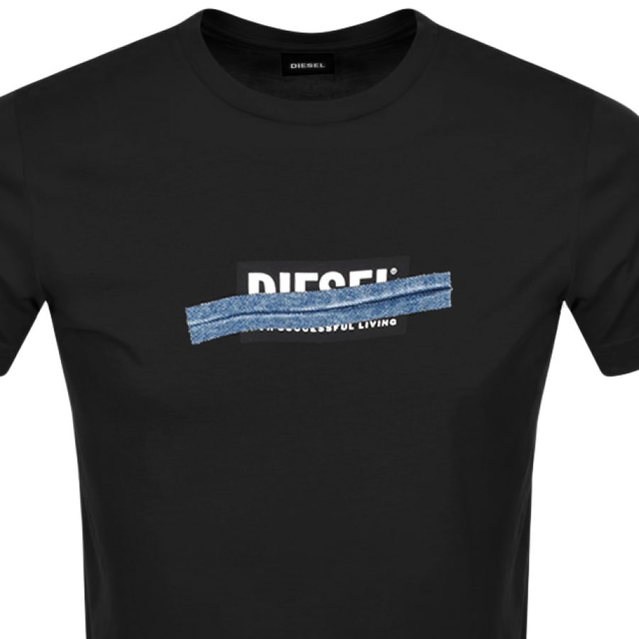Alternative Image for ProductDiesel T Just Short Sleeve T Shirt Black2